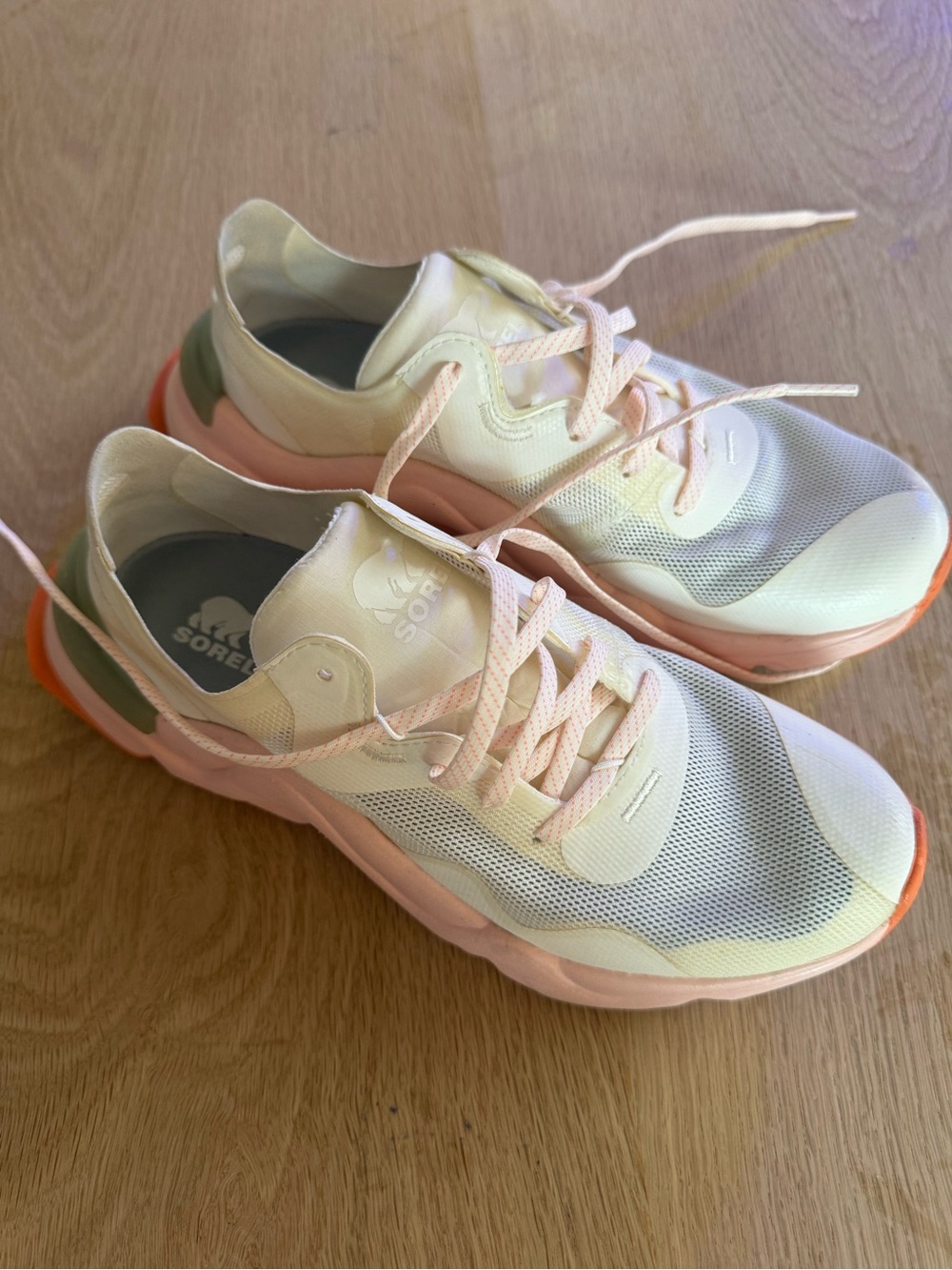 Sorel Women's Athletic Sneakers in Pink and Orange - Picture 5 of 5